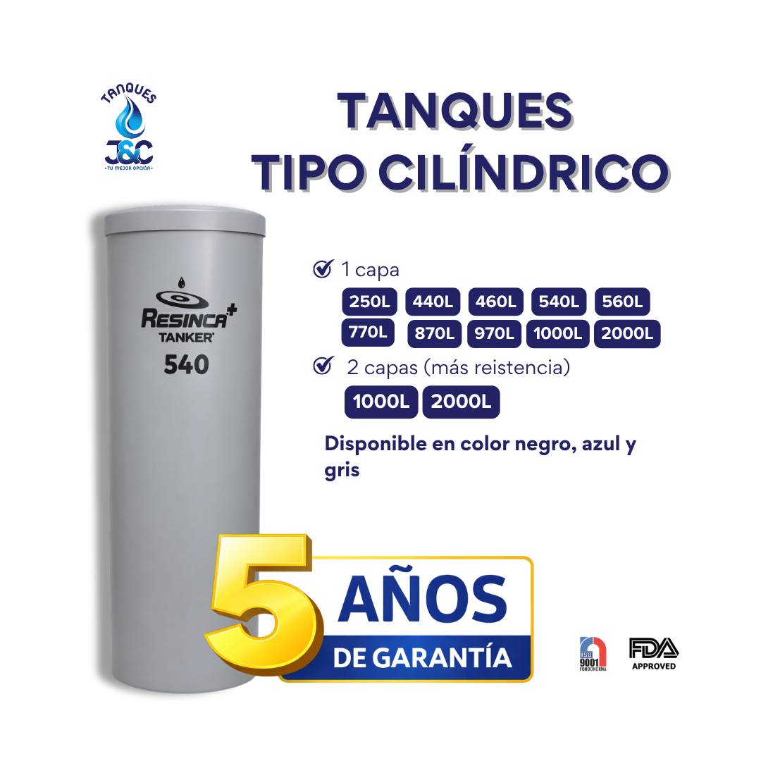 Tanque Cilíndrico Resinca
