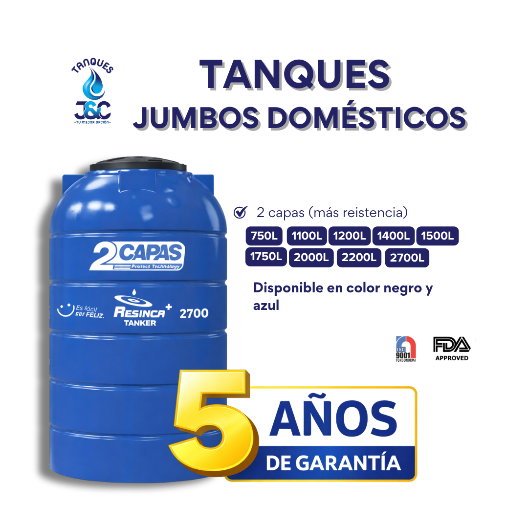 Tanque Jumbo Doméstico