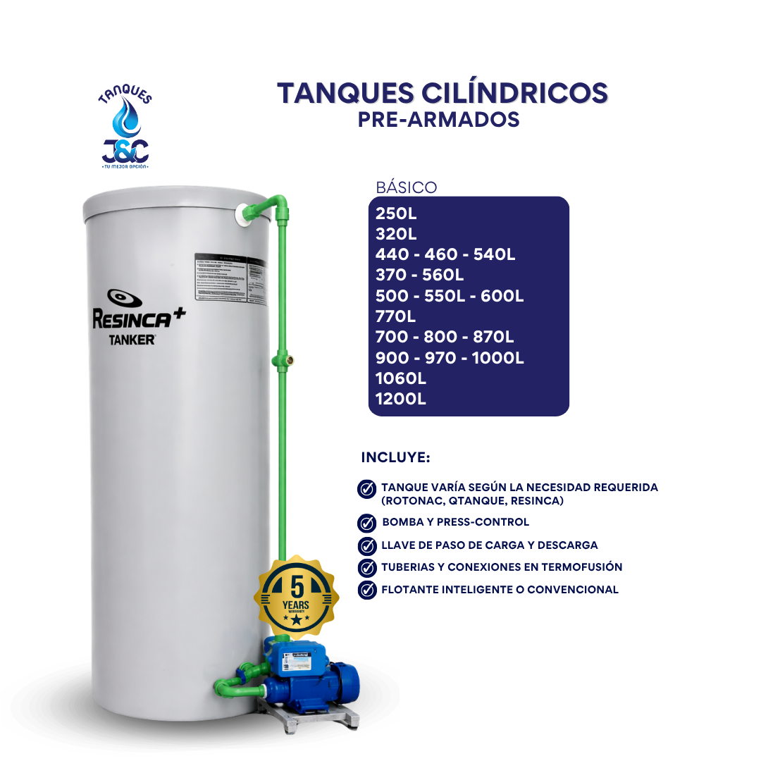 Tanque Cilíndrico Pre-armado